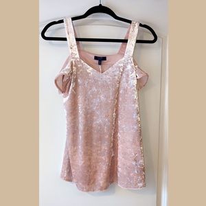 Kaari Blue Velvet Top